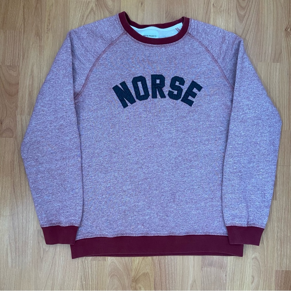 Norse Projects Men’s Logo Crew Neck Sweatshirt Size Medium